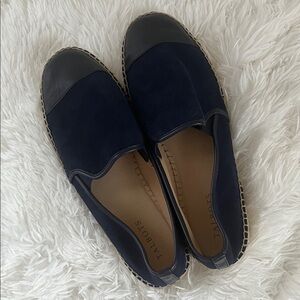 Talbots Navy Blue Slip-On Espadrilles